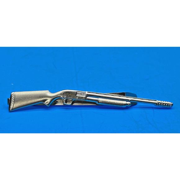 Vintage Rifle Shotgun, ANSON Gold-Tone Tie Bar / Clip, MCM - Picture 4 of 13